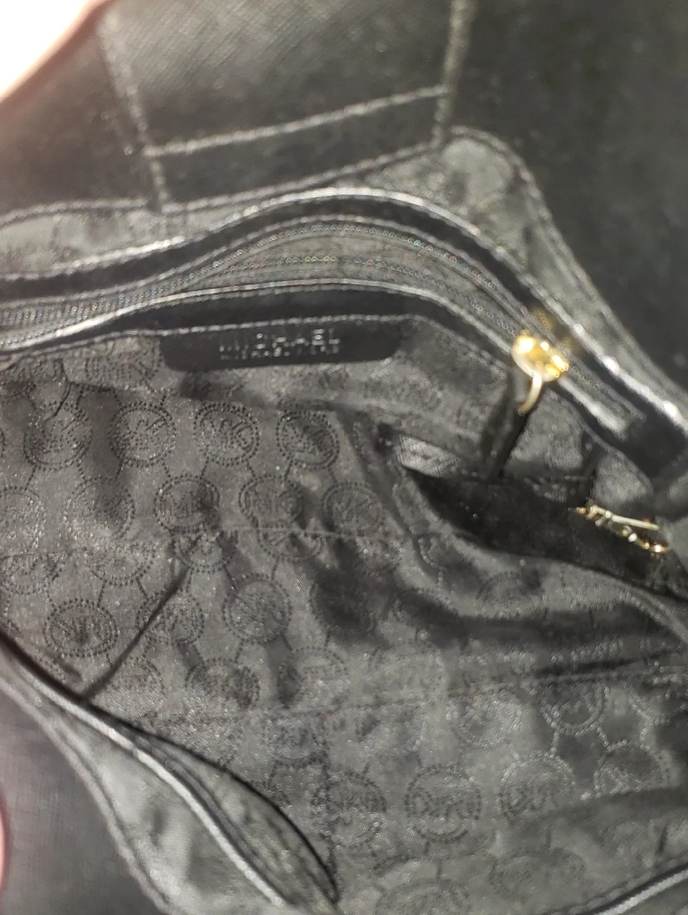 Michael Michael Kors Black Satchel Shoulder Bag